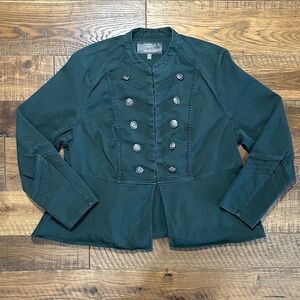 Torrid Dark Green Military Blazer